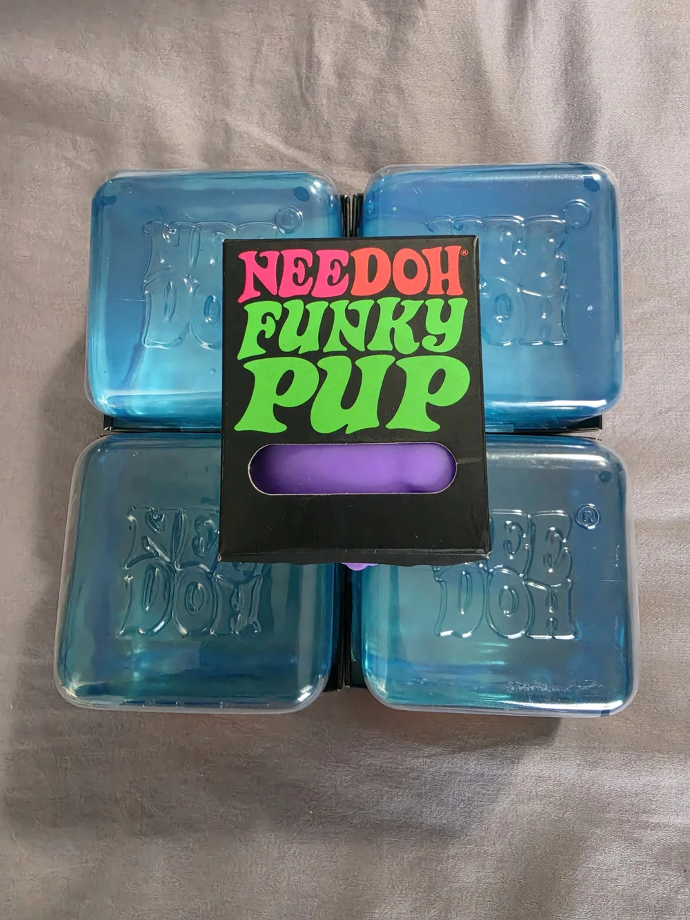 NeeDoh Bundle - Nice Berg XL, NICE-SICLE, FUNKY PUP, 8 TOTAL HARD-TO-FIND PIECES